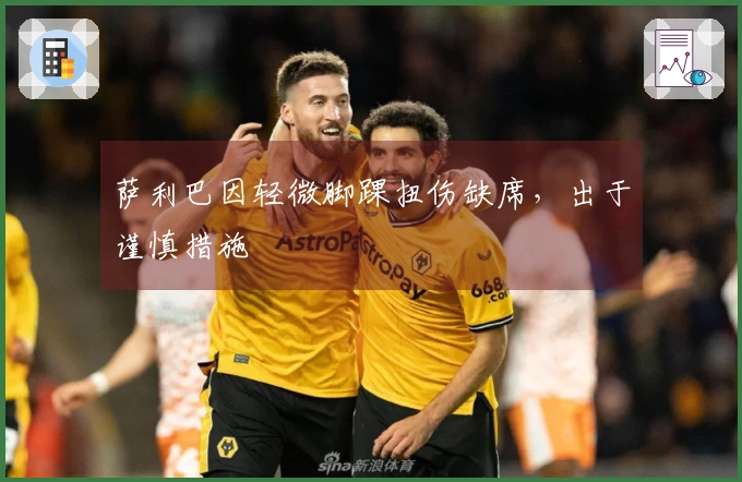 萨利巴因轻微脚踝扭伤缺席，出于谨慎措施